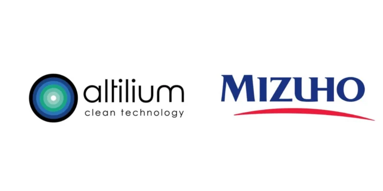 Mizuho Bank invests $2.5 million in Altilium to Advance Sustainable Battery Recycling (Photo copyright to Mizuho Bank/ Altilium)