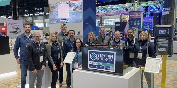 Stryten Energy LLC Unveils M-Series Li710 at ProMat 2025: A Spectrum of Cutting-Edge Energy Storage Solutions（photo copyright to Stryten Energy)